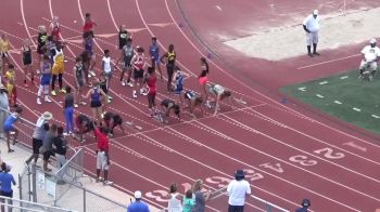 Girls' 100m Hurdles, Heat 7