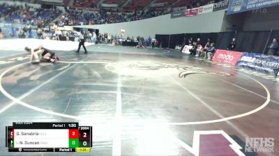 2A/1A-113 Champ. Round 1 - Noah Duncan, Camas Valley vs Debren Sanabria, Culver