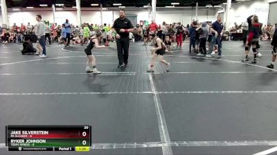 52 lbs Round 4 (8 Team) - Jake Silverstein, PA Alliance vs Ryker Johnson, Terps Xpress