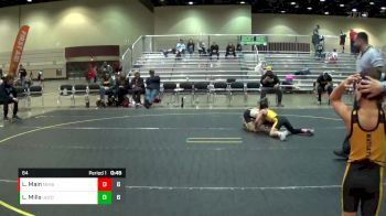64 lbs Finals (2 Team) - Landon Mills, Untouchables vs Luke Main, Michigan Matcats