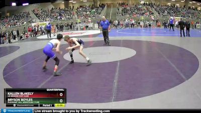 102 lbs Quarterfinal - Kallen Blakely, La Grande Mat Club vs Bryson Boyles, Pleasant Hill Wrestling Club