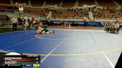 D2-157 lbs Champ. Round 1 - Blake Sholl, Canyon Del Oro vs Austin Beachler, Centennial