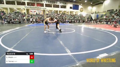 115 lbs Round Of 16 - Stephen Meek, North Summit vs Diego Torrez, Hammer House Mafia