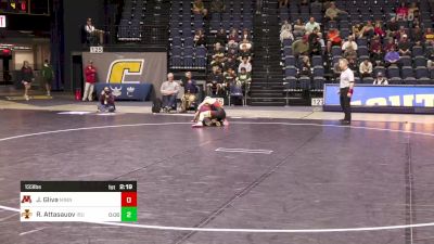 133 lbs Consi Of 8 #2 - Jake Gliva, Minnesota vs Ramazan Attasauov, Iowa State