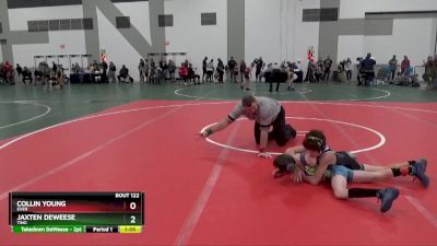 75 lbs Quarterfinal - Collin Young, EVER vs Jaxten DeWeese, TINO