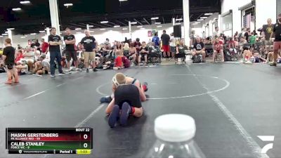 100 lbs Round 6 (8 Team) - Mason Gerstenberg, PA Alliance Red vs Caleb Stanley, Force WC