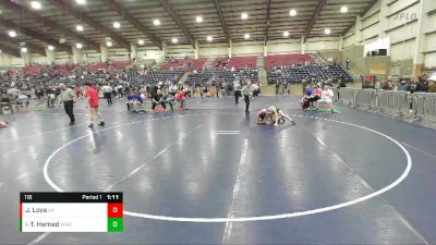 118 lbs Cons. Round 5 - Trexton Harned, Warrior Wrestling Club vs Jordan Loya, Hammers Academy