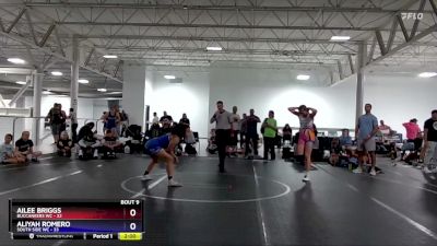 145 lbs Round 3 (6 Team) - Ailee Briggs, Buccaneers WC vs Aliyah Romero, South Side WC