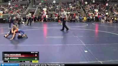 94-101 lbs Round 4 - Myla Woolridge, Greater Heights Wrestling-AAA vs Ellie Johnson, Cobra