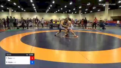 77 kg Semifinal - Tyler Dow, Wisconsin Regional Training Center vs Ryan Epps, Unattached