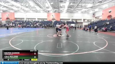 285 lbs Cons. Round 3 - Kolton Gagnon, Wesleyan (CT) vs Cole Mullenix, Case Western Reserve