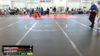 138 lbs Round 9 (10 Team) - Caiden Saavedra, Machine Shed vs Julian Ruggieri, Cow Rock WC