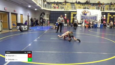 65 lbs Semifinal - Maddox Gavrish, All American vs Kai Chilcote, Eagle W.C.