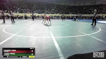 3A-144 lbs Champ. Round 1 - Xander Torix, Warner vs Ayden Perez, Watonga