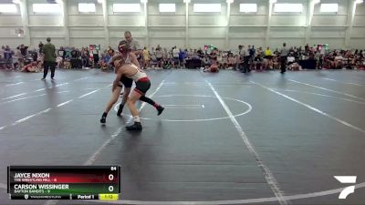 84 lbs Round 4 (6 Team) - Jayce Nixon, The Wrestling Mill vs Carson Wissinger, Dayton Bandits