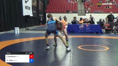 74 kg Rnd Of 16 - Jake Sueflohn, Boilermaker RTC vs Evan Wick, TMWC/ University Of Wisconsin