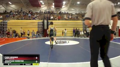 110-116 lbs Round 3 - Jonathan Nordyke, Region WA vs Cash Hendrix, Greentown WC