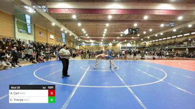 132 lbs Round Of 32 - Avery Carl, Middlebury vs Colton Thorpe, Southington