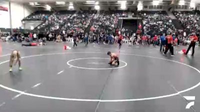 67 lbs Quarterfinal - Landen Marco, Bryan Youth Wrestling vs Brayden Vazquez, Dorchester