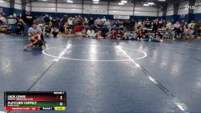 53-57 lbs Round 1 - Jack Lewis, Grizzly Wrestling Club vs Fletcher Coffelt, Kuna Klub