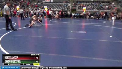 130 lbs Cons. Round 4 - Kelton Shaffer, Neosho Youth Wrestling vs Kalvin Hayes, The Best Wrestler