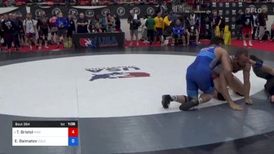 78 kg Cons Semis - Ted Bristol, Mad Cow Wrestling Club vs Esenbek Baimatov, Colorado
