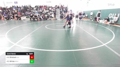 138 lbs Consolation - Aki Bhabad, Avon vs Gabriel White, Bristol Eastern