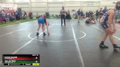 106 lbs Round 2 (10 Team) - Nolan Rice, Cow Rock WC vs Lucas Bauer, 84 Athletes