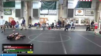76 lbs Finals (2 Team) - Jacob Molina, Eagle X vs Liam Soe, Junior Terps Xpress