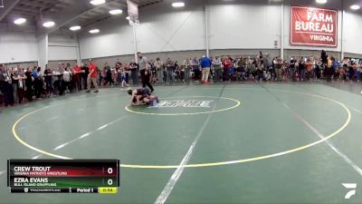 45 lbs Cons. Round 3 - Ezra Evans, Bull Island Grappling vs Crew Trout, Virginia Patriots Wrestling