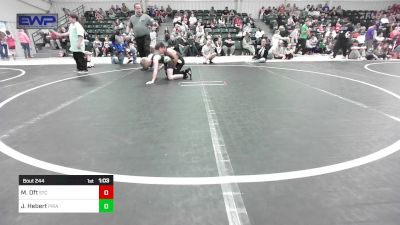 80 lbs Rr Rnd 4 - Mylz Oft, Sallisaw Takedown Club vs Jace Hebert, Pirate Wrestling Club