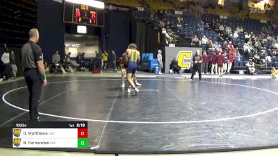 165 lbs Consi Of 8 #2 - Derek Matthews, N. Colorado vs Baylor Fernandes, N. Colorado