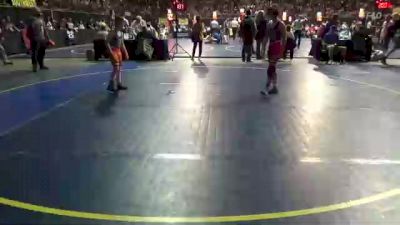 90 lbs Round Of 32 - Keegan Johnston, North Penn vs Briggam Swartz, Montoursville