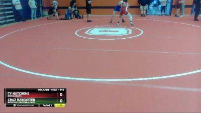 145 lbs Cons. Round 4 - Ty Hutchens, Iron Knights vs Cruz Rainwater, Ironclad Wrestling Club