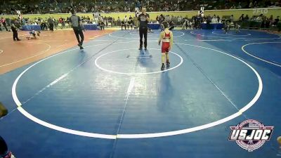 60 lbs Consi Of 4 - Albie Cook, Hoisington Jr Cardinals vs DeAndre Denmark Jr, Deer Creek Wrestling Club