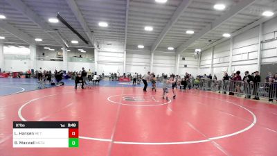 87 lbs 5th Place - Liam Hansen, ME Trappers WC vs Brendan Maxwell, Methuen