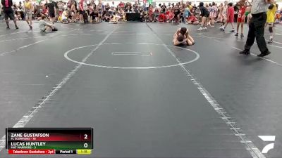 64 lbs Round 2 (4 Team) - Zane Gustafson, FL Scorpions vs Lucas Huntley, Mat Warriors