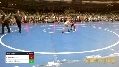 76 lbs Semifinal - Penelope Zuniga, Socal Grappling Club vs Adison Schlotfeld, Nebraska Wrestling Academy