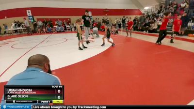 56-62 lbs Round 2 - Blake Olson, HRA vs Uriah Hinojosa, Platte Valley Jr. Wrestling