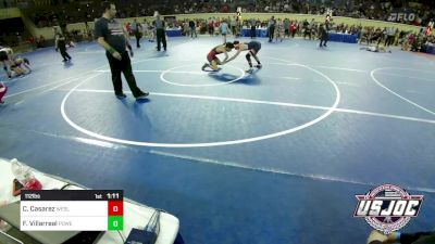 112 lbs Round Of 16 - Christian Casarez, Wesley Wrestling Club vs Felipe Villarreal, Powerhouse Wrestling