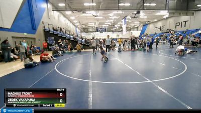 49-53 lbs Round 2 - Magnus Trout, Wasatch Wrestling Club vs Zedek Vakapuna, Sanderson Wrestling Academy