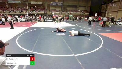 70 lbs Final - Carter Martin, Bearcave WC vs Teddy Stone, Stone Wrestling