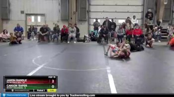 68 lbs Round 1 (8 Team) - Jaxon Randle, PA Alliance Red vs Carson Raper, NCWAY Crusaders