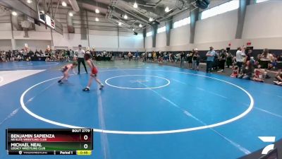 65 lbs Cons. Round 1 - Benjamin Sapienza, NB Elite Wrestling Club vs Michael Neal, Legacy Wrestling Club