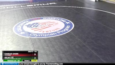 120 lbs Cons. Round 3 - Micah Lee, Berserker Wrestling Club vs Charles Sadek, California