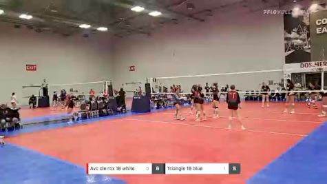 Avc cle rox 16 white vs Triangle 16 blue - 2022 JVA Summerfest presented by Nike