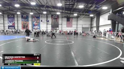 100 lbs Rd# 6- 9:00am Saturday Final Pool - GrAyson Hostetter, PA Gold vs Cameron Polking, Westshore D.S