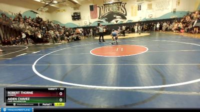 132 lbs Quarterfinal - Aiden Chavez, Lake Washington vs Robert Thorne, Everett