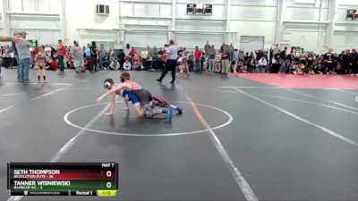 80 lbs Round 5 (6 Team) - Seth Thompson, Revolution Elite vs Tanner Wisniewski, Rambler WC