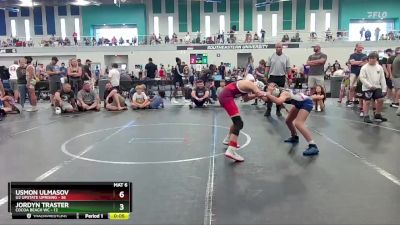 84 lbs Finals (8 Team) - Usmon Ulmasov, U2 Upstate Uprising vs Jordyn Traster, Cocoa Beach WC